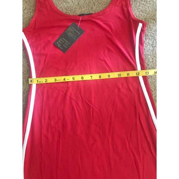 Bundle Bodycon 2 Stripe mini sport tank dress - Picture 8 of 9